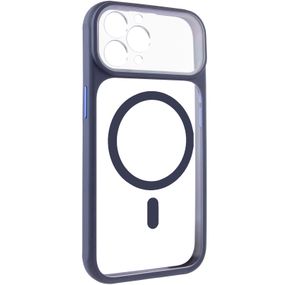 Чохол TPU+PC GETMAN Moon Clear with Magnetic Fit для Apple iPhone 12 Pro Max (6.7") Blue