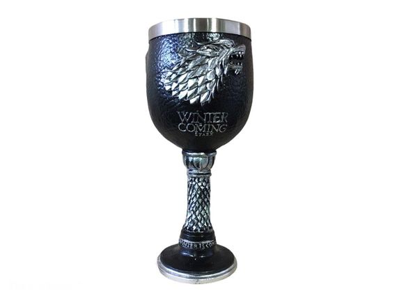 Келих для Вина Гуртка Чашка Череп Гра Престолів Game Of Thrones Winter is Coming Stark Старк Готика Подарунок