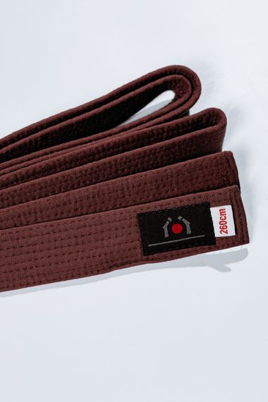 Коричневий пояс для дзюдо ТМ BUDOGI, серія PRO, довжина 300 см | Зображення 1