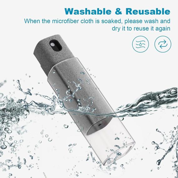 Средство для очистки экранов Acuvar 3-в-1: спрей, микрофибра, футляр для телефона, ноутбука, ТВ, авто, экранов | Зображення 4