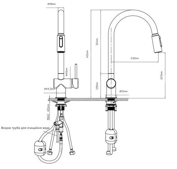 Змішувач для кухні Qtap Rozcesti QTROZ366CRM45938 | Зображення 7