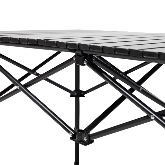 Стол для пикника раскладной туристический 95х55х50 см стол походный для отдыха на природе Черный | Зображення 6