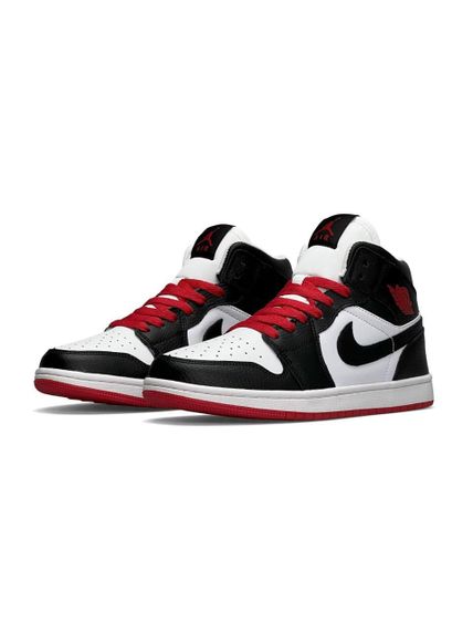 Женские кроссовки N-ik-e Air Jordan 1 Retro HD Black Red , Вьетнам , весна/лето/осень 37 | Зображення 4