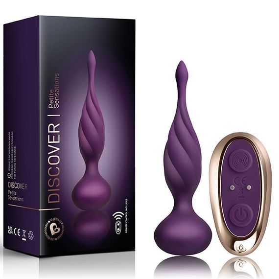 Анальна вібропробка Rocks Off Petite Sensations – Discover, Purple | Зображення 2