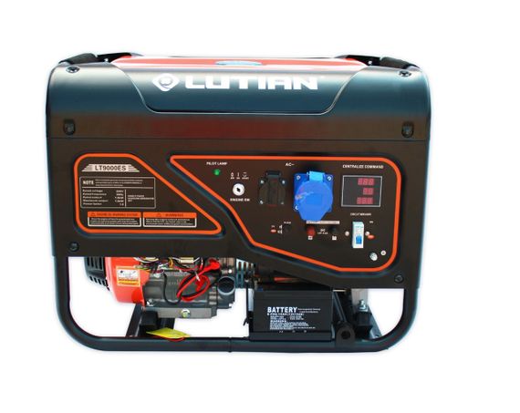 Генератор бензиновый LUTIAN LT9000ES 7.5 кВт Бензогенератор Однофазный бензиновый генератор Генератор 7 кВт | Зображення 1
