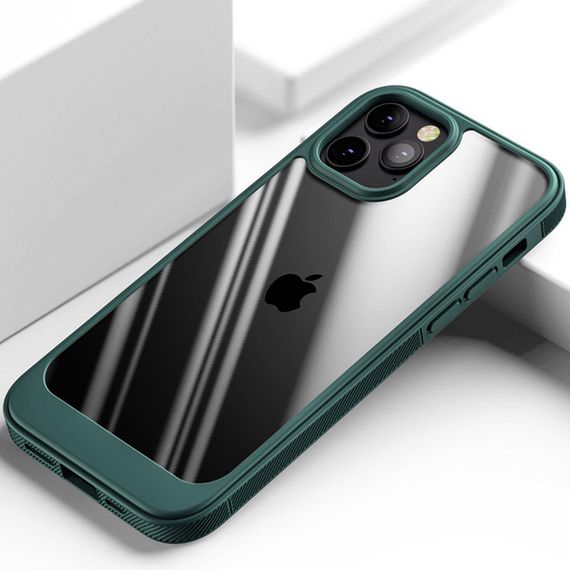 Чехол TPU+PC Pulse для Apple iPhone 14 Pro Max (6.7") Dark Olive | Зображення 1
