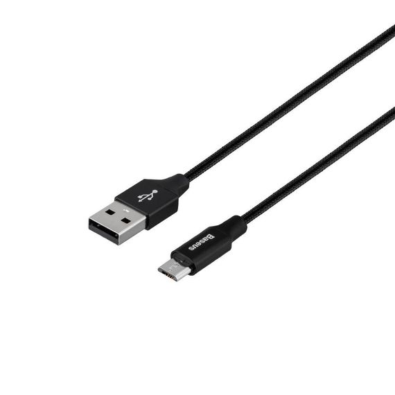 Кабель USB Baseus USB to Micro 2A 1.5M CAMYW-B Колір Чорний, 01