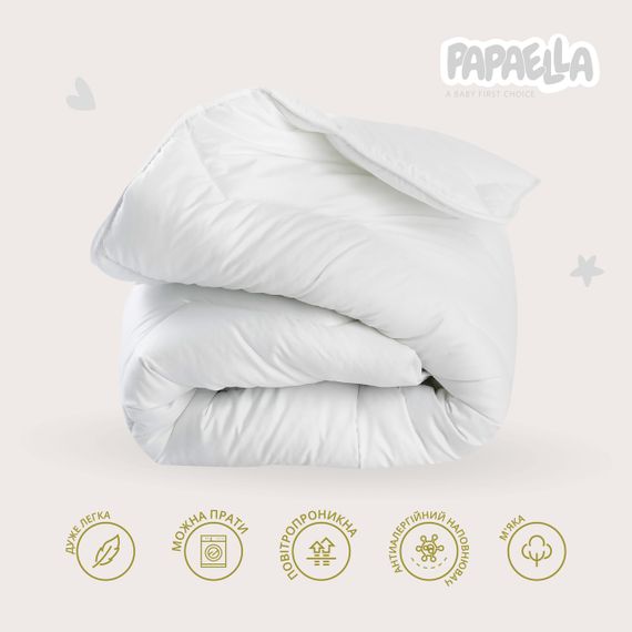 Детский набор в кроватку Comfort ТM PAPAELLA одеяло 100х135 см и подушка 40х60 см, антиаллергенные, | Зображення 2