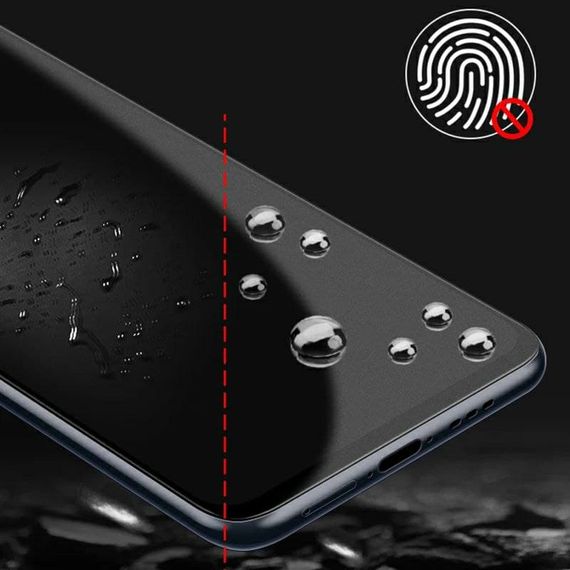 Матовое защитное стекло 2.5D для Samsung Galaxy S23 FE цвет Черный | Зображення 2