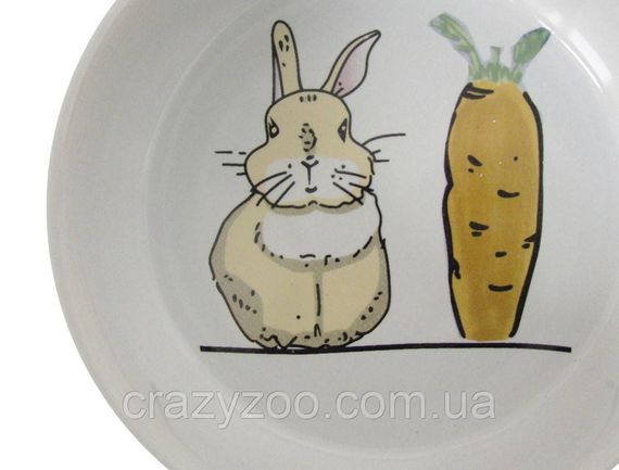 Миска для гризунів Nobby Rabbit Ø 11х4.5 см 300 мл 73753 | Зображення 1