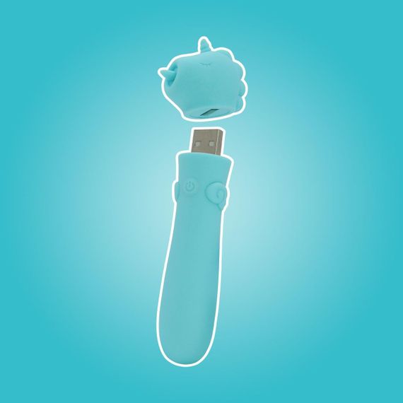 Вібратор-єдиноріжка Unihorn USB Bullet – Mount'n Peak, віброкуля, USB-зарядка, 10 режимів Sex Aura | Зображення 7