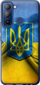 Чехол на Tecno POP 5 LTE BD4 Флаг и герб Украины 1 "375u-2639-17620"