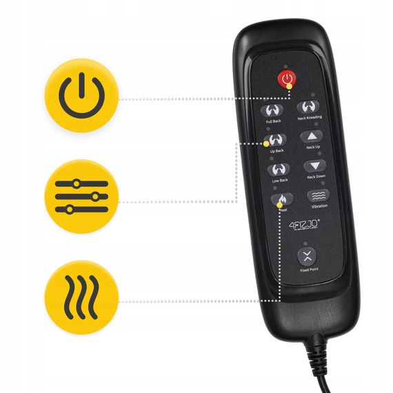 Масажна накидка 4FIZJO Ultra багатофункціональна, з підігрівом Brown (P-5905973404105) | Зображення 4