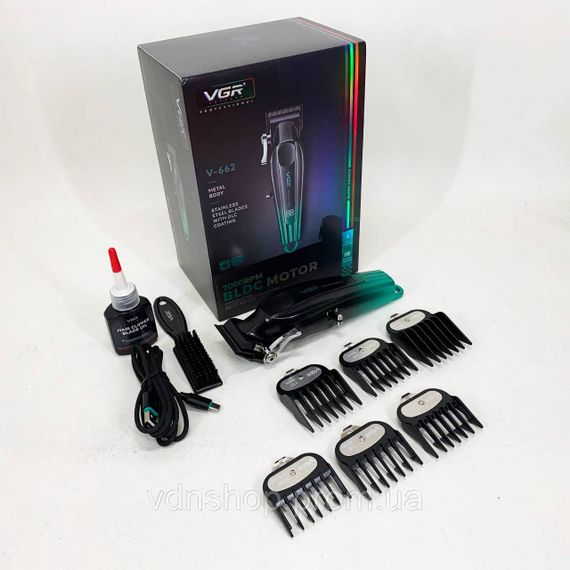 Модная машинка для стрижки волос VGR V-662, Машинка для стрижки волос с регулируемой длиной ZF-35 | Зображення 3
