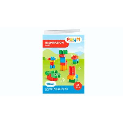 Конструктор PolyM Царство зверушек 31 деталей (760004) | Зображення 1
