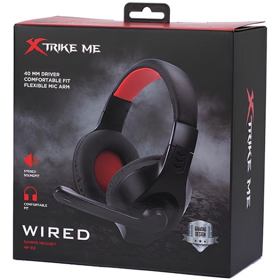 Ігрова гарнітура Xtrike ME HP-312, 2x3.5мм, XBOX/PS/PC чорно-червона | Зображення 6