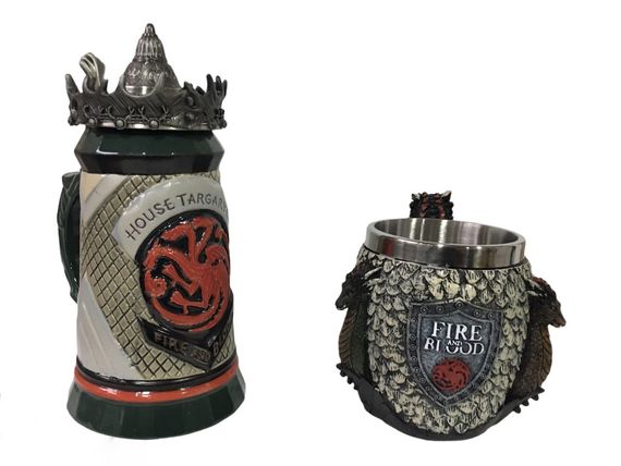 Подарунковий набір Кухоль Game Of Thrones House Targaryen Fire And Blood Гра Престолів і Fire And Blood