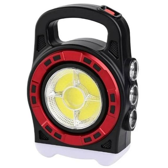 Мультифункциональный кемпинговый фонарь Hurry-bolt HB-6678C 20W с солнечной панелью и фукцией павербанка | Зображення 3