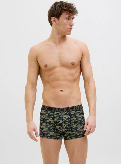 Набір чоловічих трусів боксерів Jack & Jones ADDITIONAL 3 шт в наборі | Зображення 2