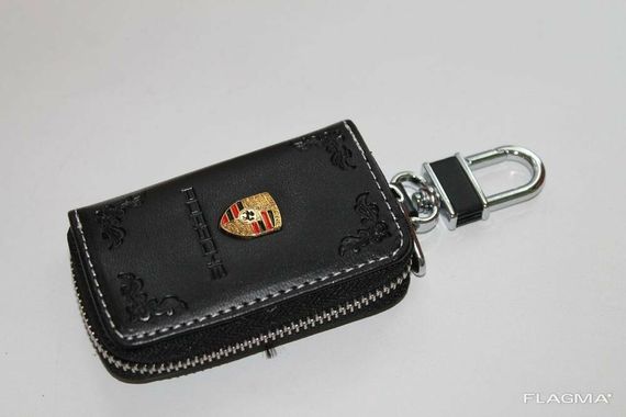 Ключница для авто Кожа KeyHolder Porsche | Зображення 1