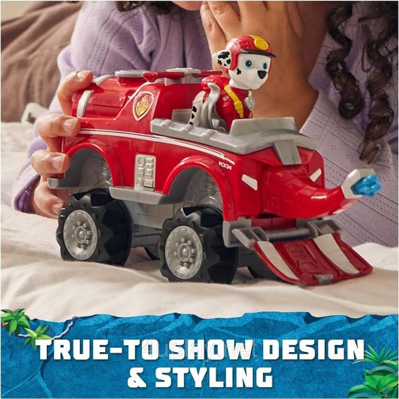 Щенячий патруль у джунглях Машина слон та фігурка Маршала Оригінал Paw Patrol Jungle Pups Marshall Elephant Vehicle | Зображення 7
