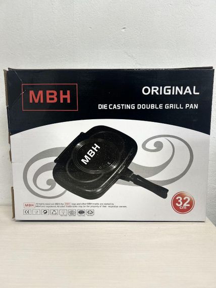 Подвійна сковорода-гриль Double Grill Pan 32 см. | Зображення 2