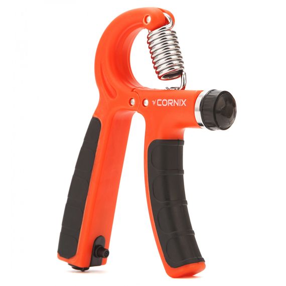Еспандер кистьовий Cornix 5-60 кг з регульованим навантаженням та лічильником XR-0265 Orange/Black | Зображення 2