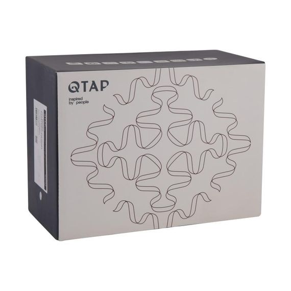 Змішувач для ванни Qtap Gemini (з душовим гарнітуром) QTGEM259CRW45683 Chrome/White | Зображення 6