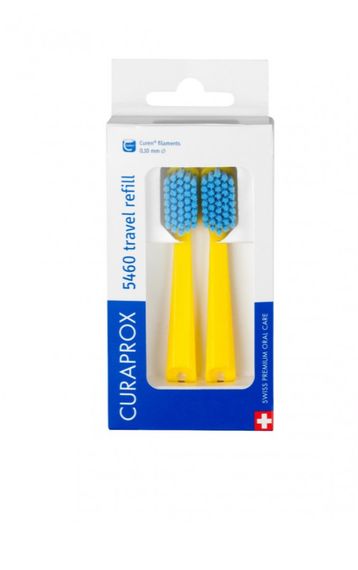 Набір змінних насадок Curaprox TS/brush heads до дорожнього набору CS 5460 travel refill (6 варіацій кольорів ручки та щетини) | Зображення 1
