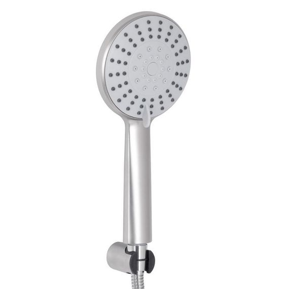 Смеситель для ванны Lidz Aria 005 с поворотным изливом (c душевым гарнитуром) (k35) LDARI005NKS34939 Nickel | Зображення 4