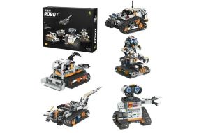 Робот-конструктор 5-в-1 Stem Robot с пультом управления и Bluetooth  GS227