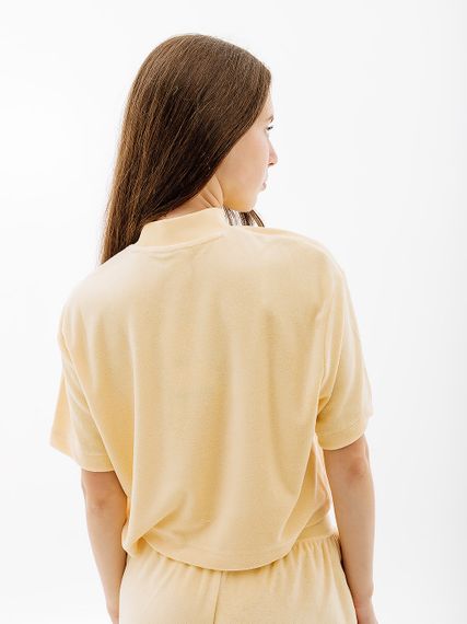 Футболка Nike W NSW MOCK SS TEE TRRY MS | Зображення 1
