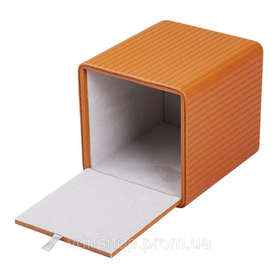 Салфетница из эко кожи 13х13х14.5 см для кафе и ресторанов на стол Коричневая HP-3-201BR | Зображення 4