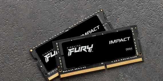 Память для ноутбука Kingston DDR4 3200 32GB KIT (16GBx2) SO-DIMM Kingston FURY Impact (KF432S20IBK2/32) | Зображення 1