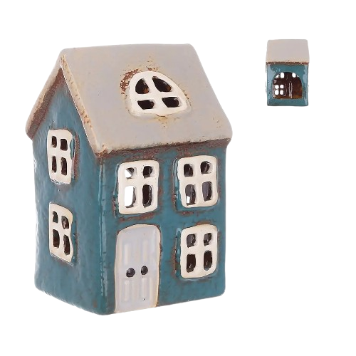 Свічник керамічний у формі Будинку, 8*6.5*12см