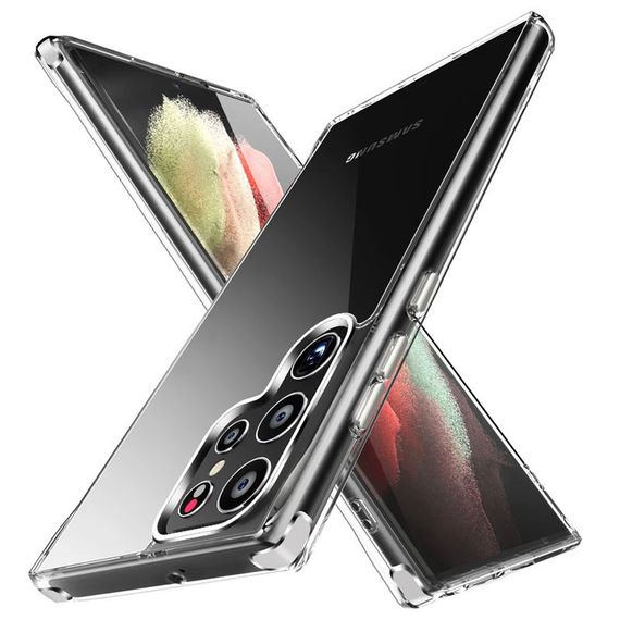 Чехол TPU+PC Clear 2.0 mm metal buttons для Samsung Galaxy S23 Ultra | Зображення 5