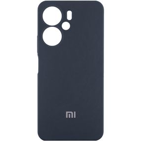 Чехол Silicone Cover Lakshmi Full Camera (AAA) with Logo для Xiaomi Redmi 13C 4G/5G / Poco C65/M6 5G Серый /