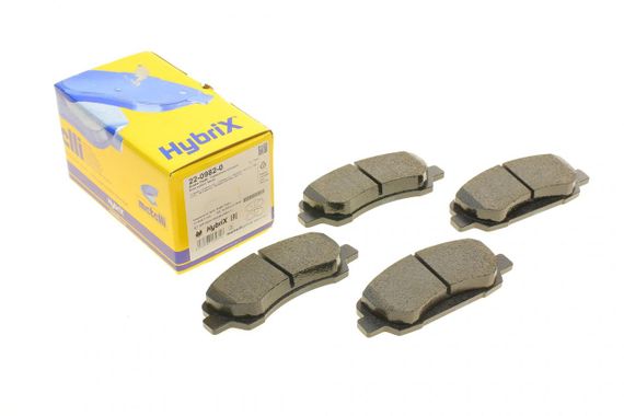 Колодки гальмівні передні Citroen C4 Cactus 14- Peugeot 301 12- 308 II 13- 22-0982-0