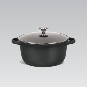 Каструля Maestro MR-4027-28, 6.8 л, 28 см, алюмінієва з кришкою та антипригарним покриттям