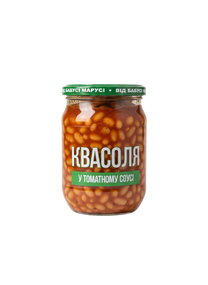 Квасоля в томатному соусі ДСТУ Бабусі Марусі 500 г