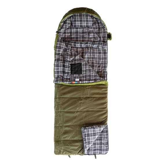 Спальний мішок Tramp Kingwood Long ковдра правий dark-olive/grey 230/100 UTRS-053L | Зображення 9