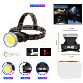 Ліхтар налобний YM-308/208-COB(white+red), ліхтарик військовий світлодіодний налобний ліхтарик