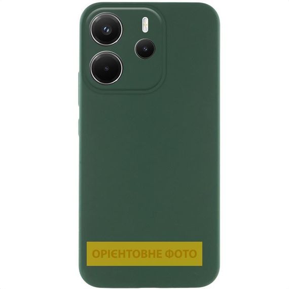 Чехол Silicone Cover Ummi Lakshmi Full Camera (AA) для Xiaomi Redmi Note 14 Pro 4G/5G Зеленый / Dark green