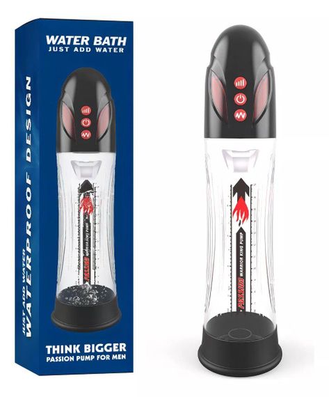 Автоматична гідропомпа 2в1 (вода/повітря) Water Bath, 2 режими, індикація рівня вакууму Sex Aura | Зображення 6