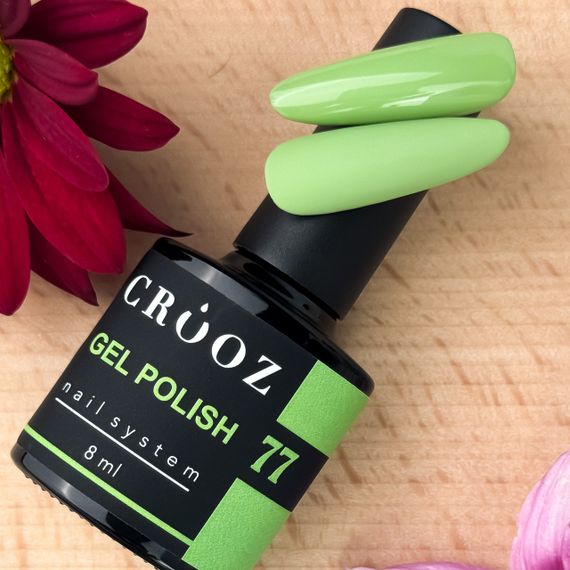 Гель-лак Crooz 77 (светло-оливковый) 8мл | Зображення 2