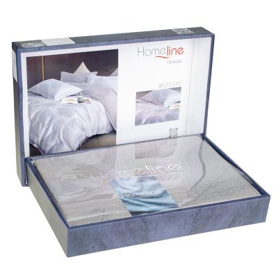 Постільна білизна Home Line Сатин Тенсел Фогліє євро (187066)