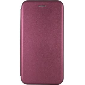 Шкіряний чохол-книжка Classy для Xiaomi 12 Lite Бордовий