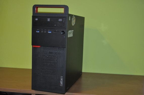 Комп'ютер Lenovo ThinkCentre M700 Tower / Intel Core i5-6400 (4 ядра по 3,7 - 3,3 ГГц) / 8 ГБ DDR4 / 120 ГБ SSD / Intel HD Graphics 530 / DVD-ROM / Windows 11 Pro б/в | Зображення 3