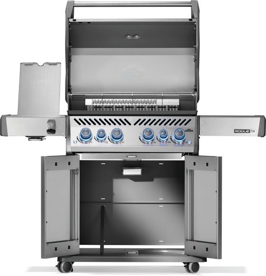 Газовий гриль Napoleon Rogue PRO-S 525 RSIB з бічним пальником Sizzle Zone і вертілем (69912)  нерж сталь RPS525RSIBPSS-2-UA Код: 012822 | Зображення 4