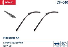 Комплект склоочисників DENSO DF-040 Flat Blade Kit 650/650 мм